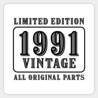 All original parts vintage 1991 limited edition birthday Sticker